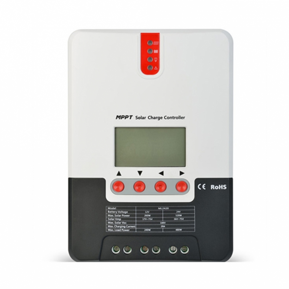 SRNE MPPT SOLAR CHARGE CONTROLLER ML Series 60A 12V/24V/36V/48V